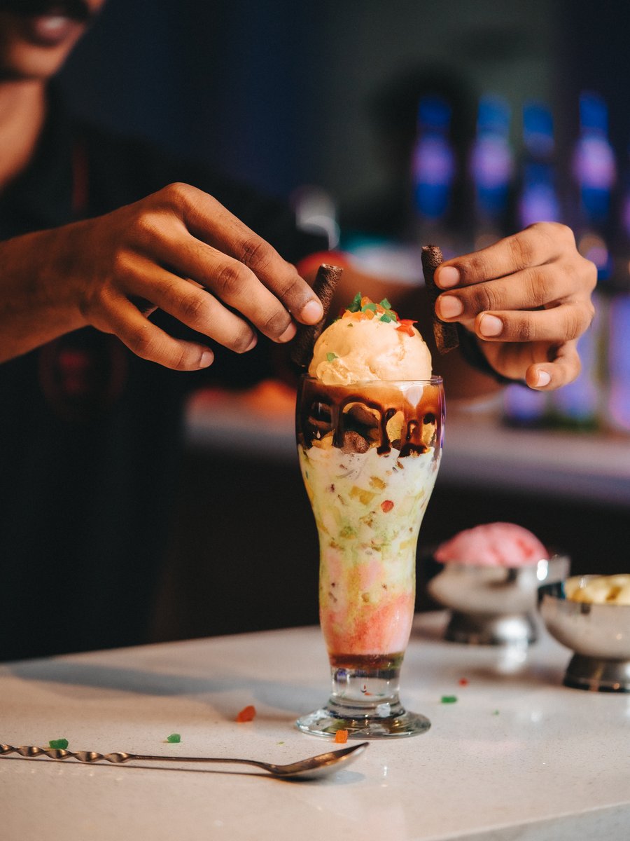 Falooda at Imperial Kitchen Kowdiar, Trivandrum