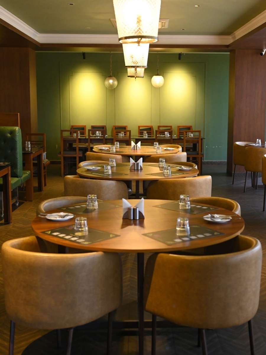Dining room at Imperial Kitchen, Trivandrum