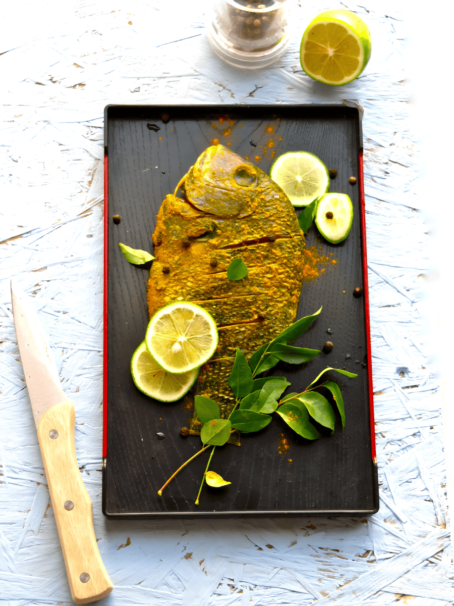 Fresh catch grilled in kariveppila sauce, Imperial Kitchen