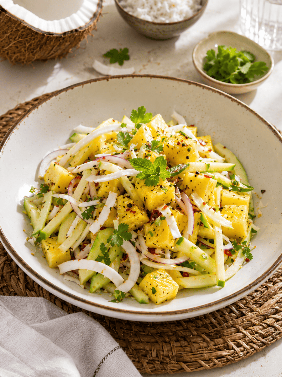 Thenga Manga Pineapple Salad at Imperial Kitchen