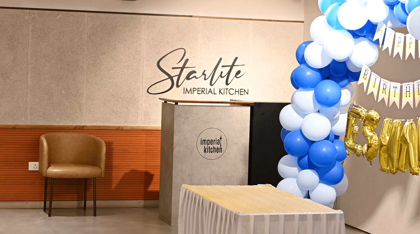 Starlite banquet hall at Imperial Kitchen Kowdiar