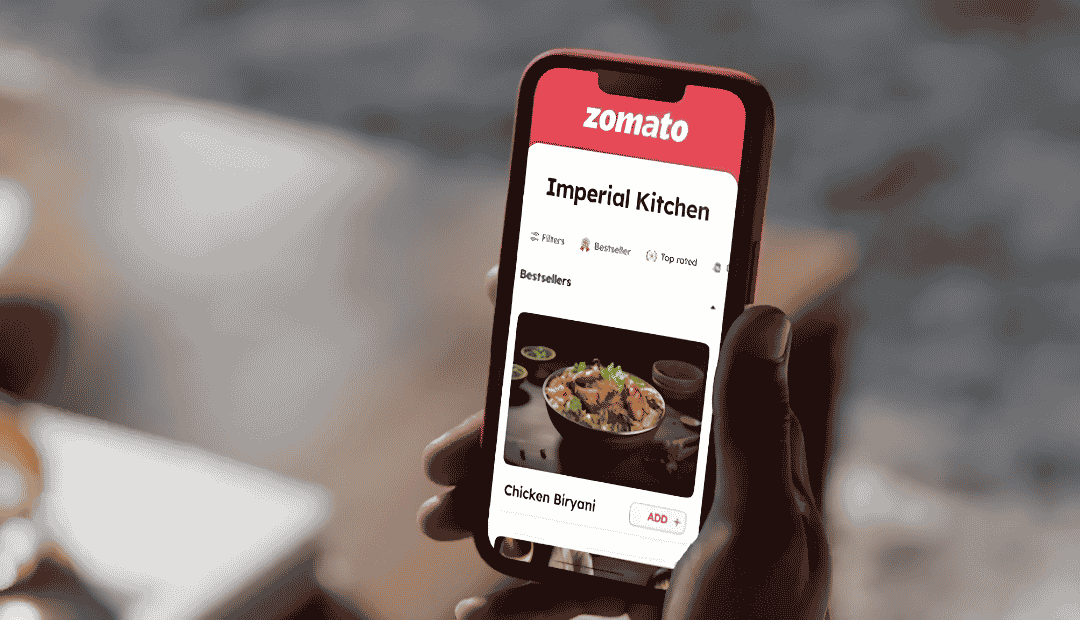 Zomato in mobile