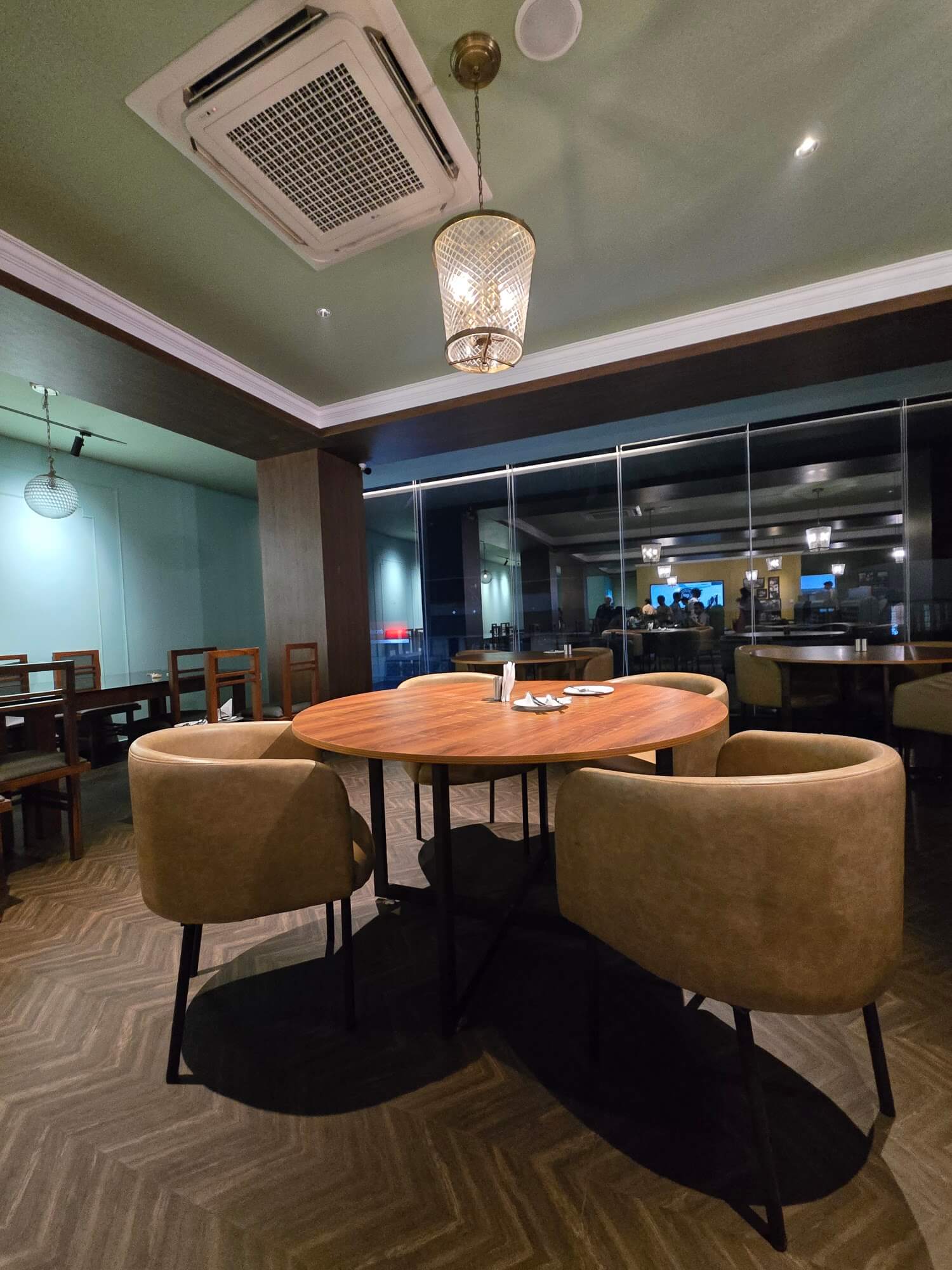 Dining room at Imperial Kitchen, Trivandrum