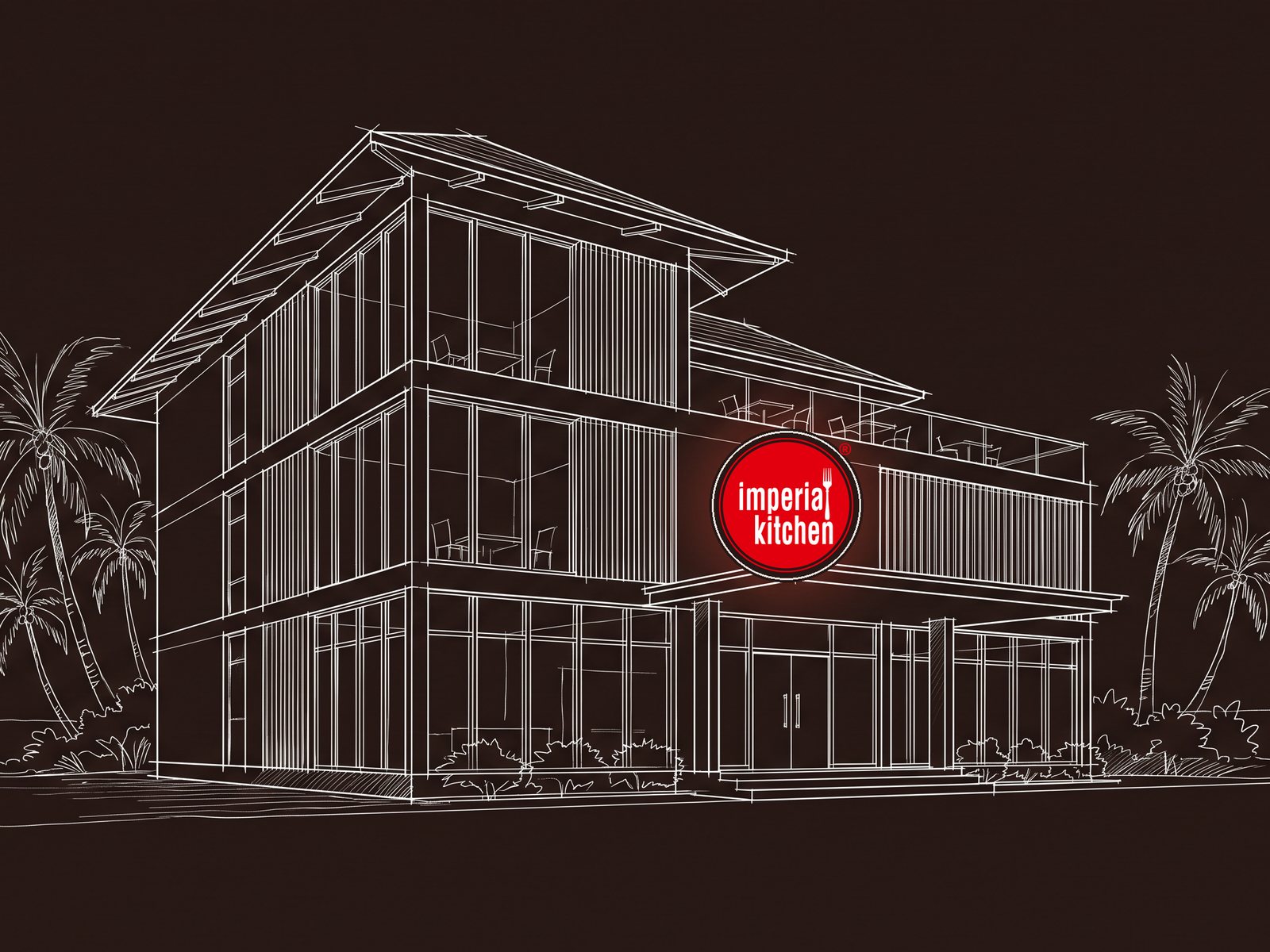 Concept sketch of the upcoming Imperial Kitchen Kochi building